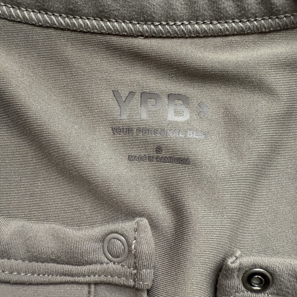 Abercrombie & Fitch Taupe Henley Crop Tank - Picture 4 of 6